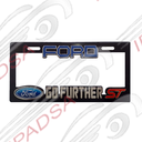 MARCO DE PLACA MAXI UNIVERSAL - NEGRO