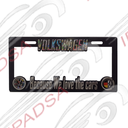 MARCO DE PLACA MAXI UNIVERSAL - NEGRO