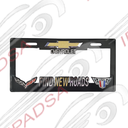 MARCO DE PLACA MAXI UNIVERSAL - NEGRO