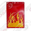 LODERA CORTA FLAMAS - ROJO