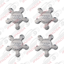 TAPON AUDI UNIVERSAL - CROMADO/GRIS
