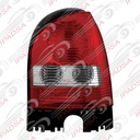 CALAVERA VOLKSWAGEN POINTER 2000 - 2005 ROJO/CRISTAL CON DERECHA