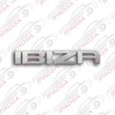 EMBLEMA SEAT IBIZA - CROMADO