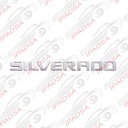 EMBLEMA CHEVROLET SILVERADO - CROMADO