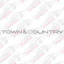 EMBLEMA CHRYSLER TOWN COUNTRY - CROMADO