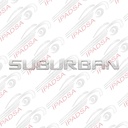 EMBLEMA CHEVROLET SUBURBAN - CROMADO