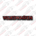 EMBLEMA VOLKSWAGEN JETTA/ATLANTIC/CARIBE - ROJO