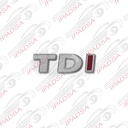 EMBLEMA VOLKSWAGEN JETTA/GOLF/BORA/POLO/PASSAT/EUROVAN 2008 - 2013 CROMADO