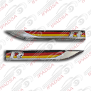 EMBLEMA VOLKSWAGEN JETTA/GOLF/POLO - CROMADO/ALEMANIA