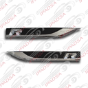 EMBLEMA VOLKSWAGEN JETTA/GOLF/POLO - CROMADO/NEGRO