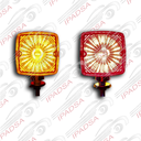 PLAFON UNIVERSAL UNIVERSAL - ROJO/AMBAR